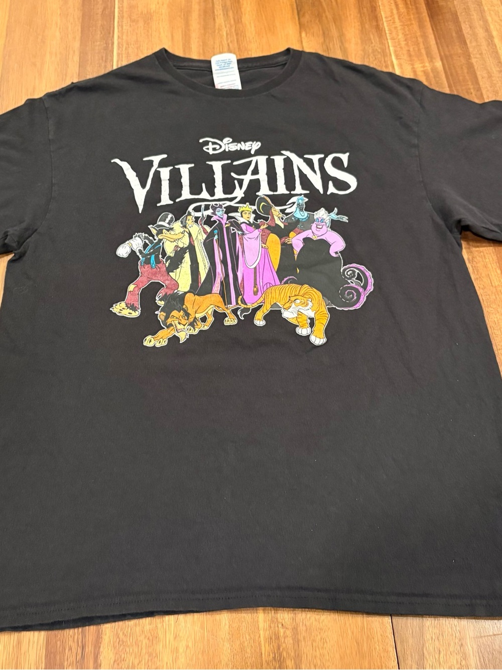 2000’s Disney Villains Graphic Tee Black Size Large Delta Pro Weight